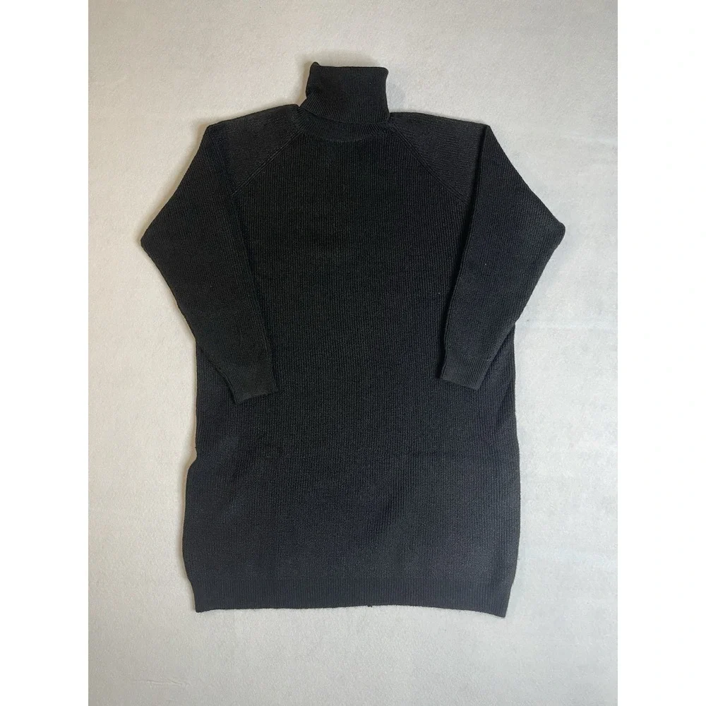 Pretty Little Thing‎ Plus XXL Black High Neck Soft Knit Jumper